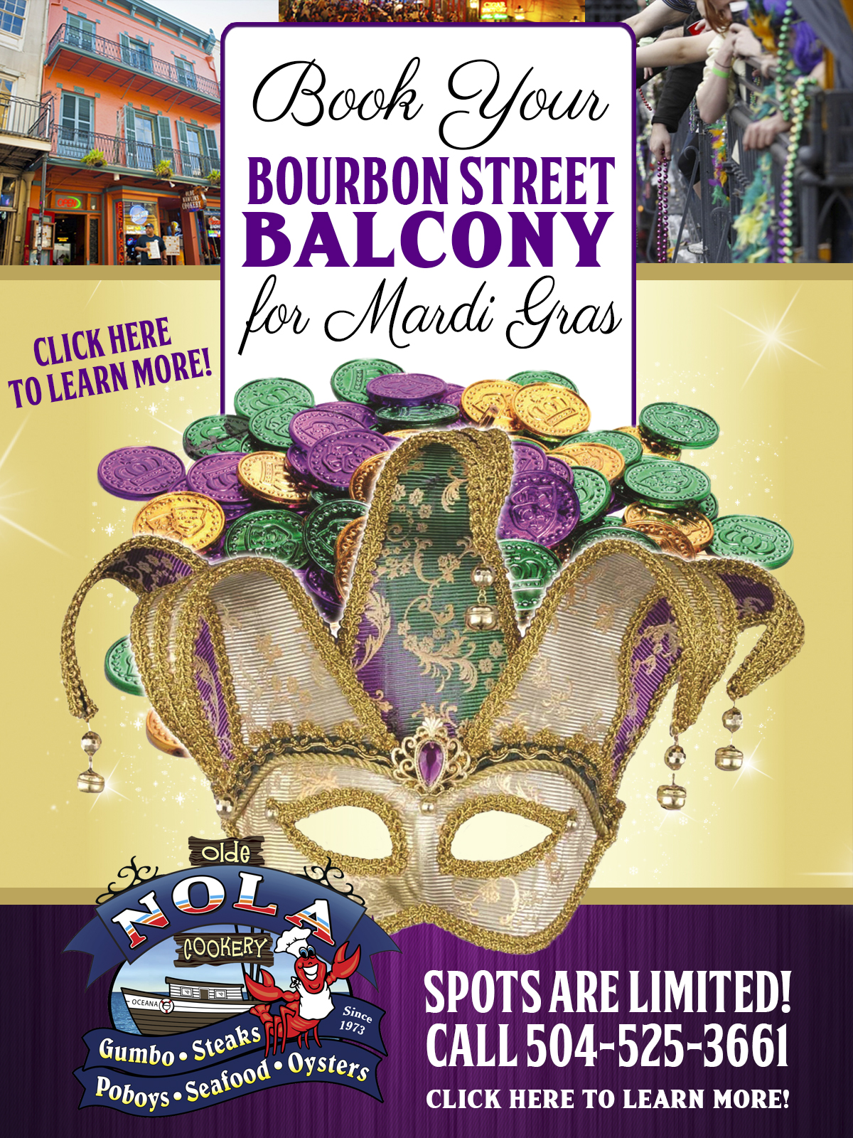 mardi gras balcony tickets 2025